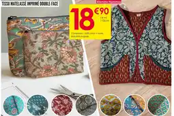 Décor Discount Tissu matelassé imprimé double-face offre