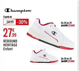 Intersport Champion Rebound Heritage Enfant offre