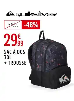 Intersport QUIKSILVER Sac à dos 30l + trousse offre