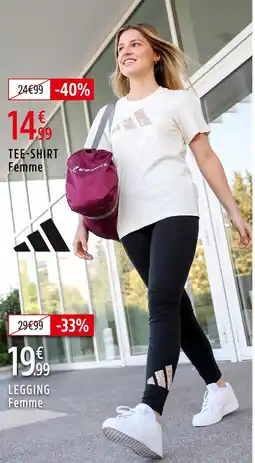Intersport ADIDAS Tee-shirt Femme offre