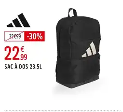 Intersport ADIDAS SAC À DOS 23.5L offre