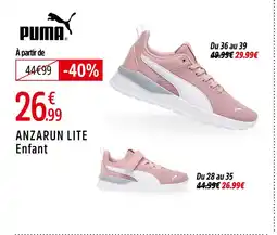 Intersport PUMA Anzarun Lite Enfant offre