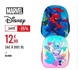 Intersport MARVEL DISNEY SAC À DOS 9L offre