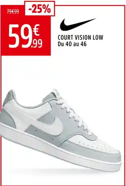 Intersport NIKE Court Vision Low offre