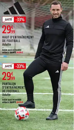 Intersport ADIDAS Haut d’entraînement de football offre