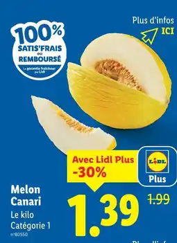 Lidl Melon Canari offre