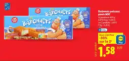 Lidl OCEAN SEA Bâtonnets poissons panés MSC offre