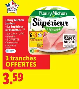Lidl Fleury Michon Le Supérieur à l'étouffée offre