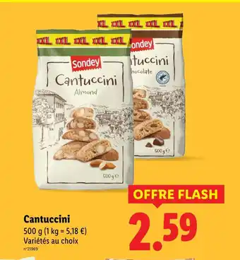 Lidl SONDEY Cantuccini offre