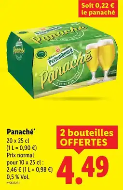Lidl Perlenbourg Panaché offre