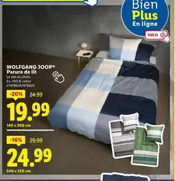 Lidl WOLFGANG JOOP Parure de lit offre