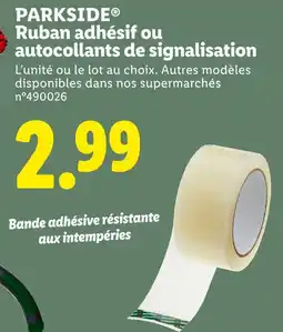 Lidl PARKSIDE Ruban adhésif ou autocollants de signalisation offre