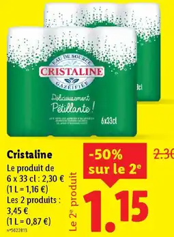 Lidl CRISTALINE offre