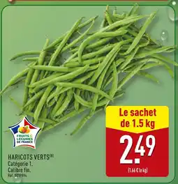 ALDI Haricots Verts offre