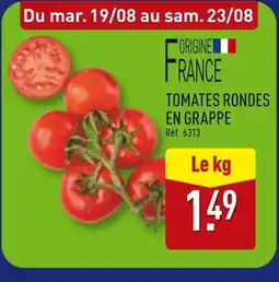 ALDI Tomates Rondes en Grappe offre