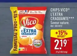 ALDI VICO CHIPS VICO L’EXTRA CRAQUANTE offre