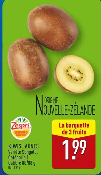ALDI Zespri Kiwis Jaunes offre