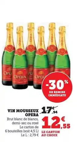 Hyper U Opera - vin mousseux offre