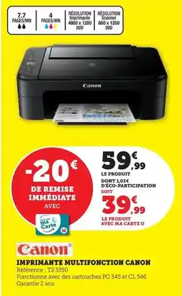 Super U Canon - imprimante multifonction offre