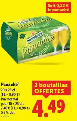 Lidl PERLEMBOUR Panache offre