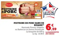 Bi1 Poitrine de porc sans os bigard offre