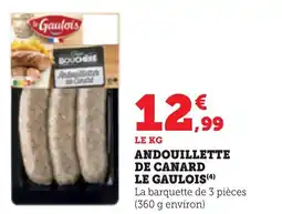 Bi1 Andouillette de canard le gaulois offre
