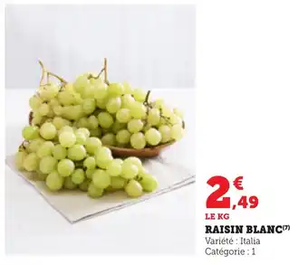 Bi1 Raisin blanc offre