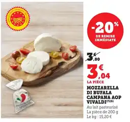 Bi1 Mozzarella di bufala campana aop vivaldi offre