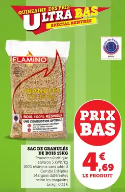 Bi1 Sac de granulés de bois offre