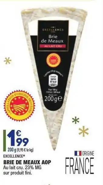 ALDI Brie De Meaux Aop Excellence offre