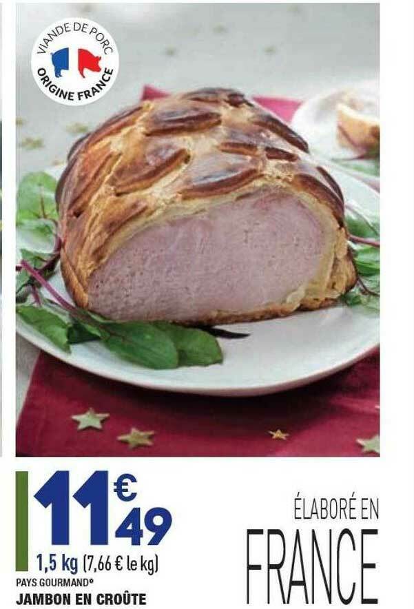 Promo Jambon En Croûte Pays Gourmand chez ALDI
