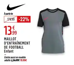 Intersport Maillot d'entraînement de football offre