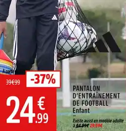 Intersport Pantalon d'entrainement de football offre