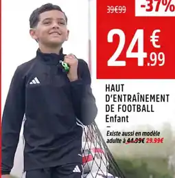 Intersport Haut d'entraînement de football offre