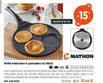 Poêle Induction 4 Pancakes Ou Blinis