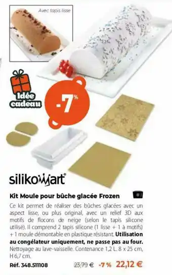 Mathon Kit Moules Pour Bûche Glacée Frozen offre