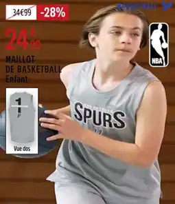 Intersport Maillot de basketball enfant offre
