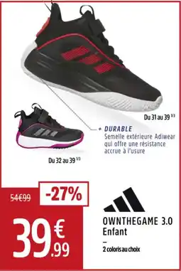 Intersport Ownthegame 3.0 enfant offre