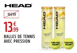 Intersport Balles de tennis avec pression offre