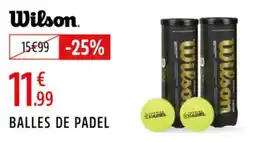 Intersport Balles de padel offre