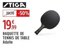 Intersport Raquette de tennis de table adulte offre
