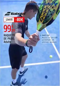 Intersport Raquette de padel adulte offre