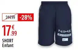 Intersport Short enfant offre