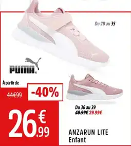 Intersport Anzarun lite enfant offre