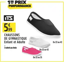 Intersport Chaussons de gymnastique enfant et adulte offre