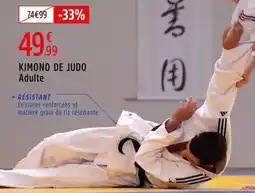 Intersport Kimono de judo adulte offre