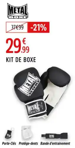 Intersport Kit de boxe offre