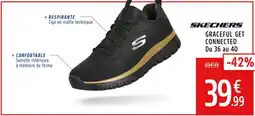 Intersport Skechers graceful get connected offre