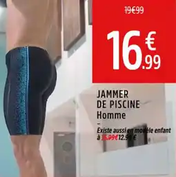 Intersport Jammer de piscine homme offre