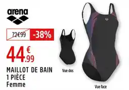 Intersport Maillot de bain 1 pièce femme offre